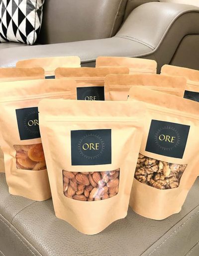 Granola packaging bag