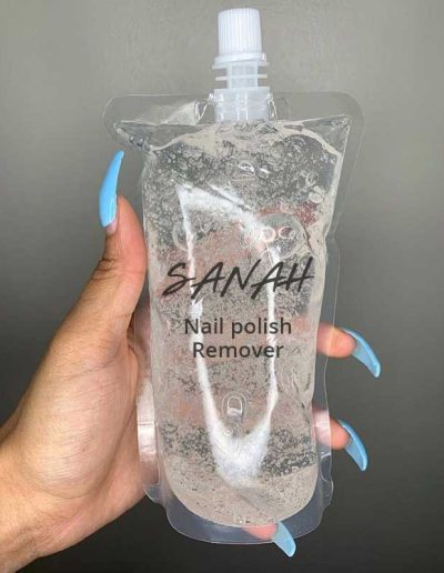 Custom spout packaging pouch